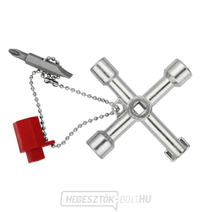 Kulcs kapcsolószekrényekhez Knipex 00 11 03 Kulcs kapcsolószekrényekhez Knipex 00 11 03 gallery main image