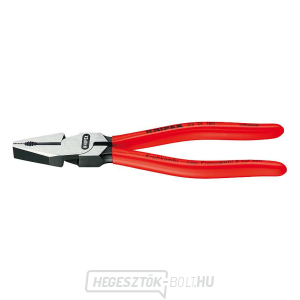 Motoros kombinált fogó 225 mm. KNIPEX 02 01 225 - polírozott, műanyag hüvelyek Motoros kombinált fogó 225 mm. KNIPEX 02 01 225 - polírozott, műanyag hüvelyek gallery main image