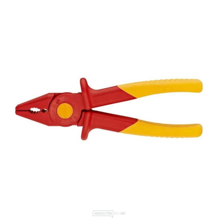 Műanyag lapos fogó 180 mm Knipex 98 62 01 Szigetelő. VDE