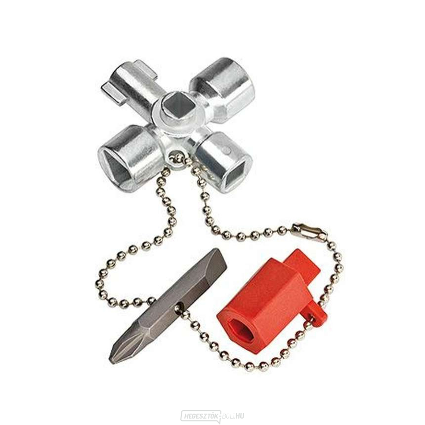 Kulcs kapcsolószekrényekhez Knipex 00 11 02 Kulcs kapcsolószekrényekhez Knipex 00 11 02 gallery main image