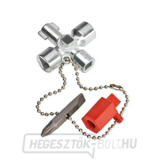 Kulcs kapcsolószekrényekhez Knipex 00 11 02 Kulcs kapcsolószekrényekhez Knipex 00 11 02 gallery main image