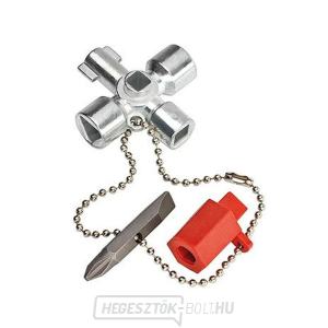 Kulcs kapcsolószekrényekhez Knipex 00 11 02 Kulcs kapcsolószekrényekhez Knipex 00 11 02 gallery main image