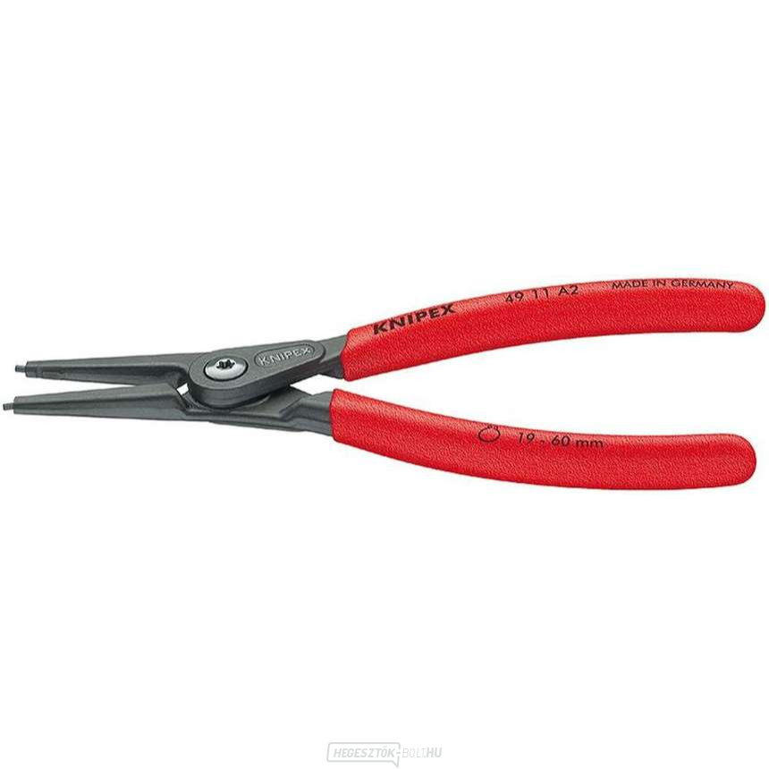 Precíziós körkörös fogó 225 mm, külső egyenes. Knipex - 49 11 A3 - DIN 5254 A