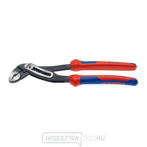 Alligátor 180 mm-es vízvezeték-szerelő fogó. KNIPEX 88 02 180 - csiszolt fej, többkomponensű hüvelyek gallery main image