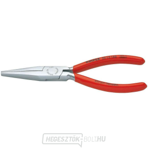 Lapos fogó Langbeck 140 mm (meghosszabbított pofákkal) KNIPEX 30 13 140 - krómozott, műanyag hüvelyekkel gallery main image