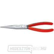 Félköríves fogó pengékkel (csőrös) 200 mm KNIPEX 26 11 200 - polírozott fej, műanyag hüvelyek gallery main image