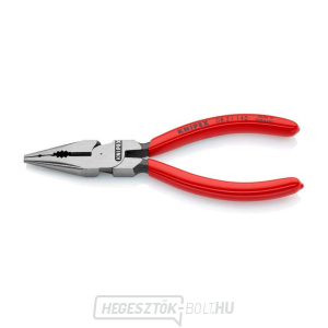 Kombinált keskeny lapos fogó 145 mm Knipex 08 21 145 SB Kombinált keskeny lapos fogó 145 mm Knipex 08 21 145 SB gallery main image