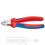 Oldalvágó fogó 125 mm KNIPEX 70 02 125 - csiszolt fej, többkomponensű hüvelyek gallery main image