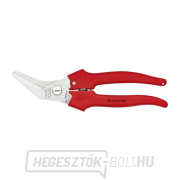 Kombinált olló 185 mm KNIPEX 91 05 185 - krómozott, többkomponensű hüvelyek Előnézet 