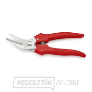 Kombinált olló 185 mm KNIPEX 91 05 185 - krómozott, többkomponensű hüvelyek Előnézet 