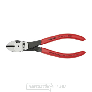 Motoros oldalvágó 160 mm KNIPEX 74 01 160 - polírozott fej, műanyag hüvelyek gallery main image