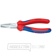 Lapos fogó 140 mm KNIPEX 20 05 140 - krómozott, többkomponensű hüvelyek gallery main image