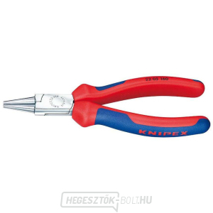 Körfogó 140 mm KNIPEX 22 05 140 - krómozott, többkomponensű hüvelyek, kerek pofákkal gallery main image