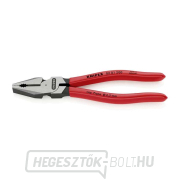 Erő kombinált fogó 200 mm. KNIPEX 02 01 200 - polírozott, műanyag hüvelyek gallery main image