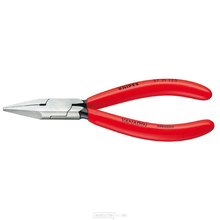 Fogó fogó kényes elektronikához 125 mm KNIPEX 37 21 125 - polírozott fej, műanyag hüvelyek