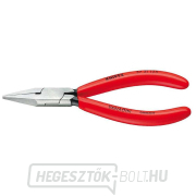 Fogó fogó kényes elektronikához 125 mm KNIPEX 37 21 125 - polírozott fej, műanyag hüvelyek gallery main image