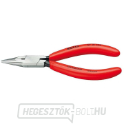 Finomelektronikai fogó 125 mm KNIPEX 37 31 125 - csiszolt fej, műanyag hüvelyek gallery main image