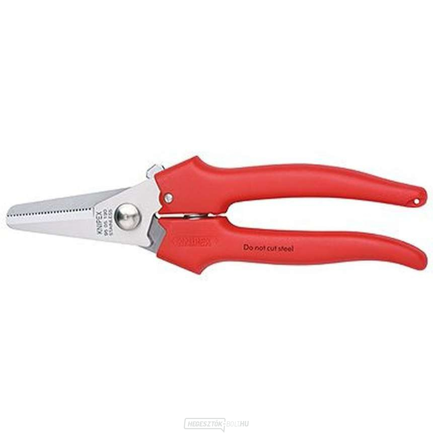 Kombinált olló 190 mm KNIPEX 95 05 190 - krómozott, többkomponensű hüvelyek