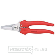 Kombinált olló 190 mm KNIPEX 95 05 190 - krómozott, többkomponensű hüvelyek gallery main image