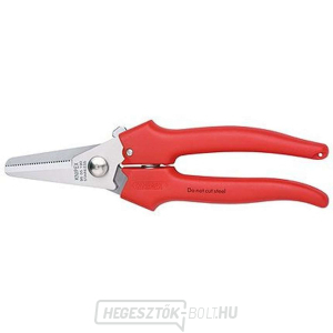 Kombinált olló 190 mm KNIPEX 95 05 190 - krómozott, többkomponensű hüvelyek Kombinált olló 190 mm KNIPEX 95 05 190 - krómozott, többkomponensű hüvelyek gallery main image
