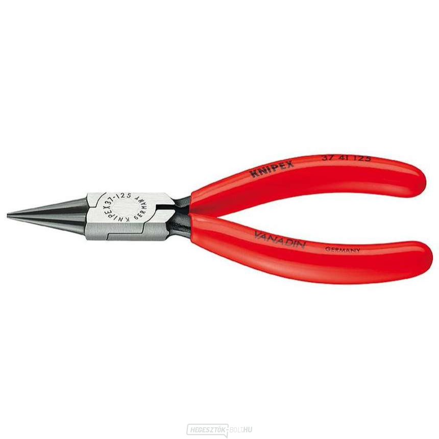 Finomelektronikai fogó 125 mm KNIPEX 37 41 125 - polírozott fej, műanyag hüvelyek Finomelektronikai fogó 125 mm KNIPEX 37 41 125 - polírozott fej, műanyag hüvelyek gallery main image