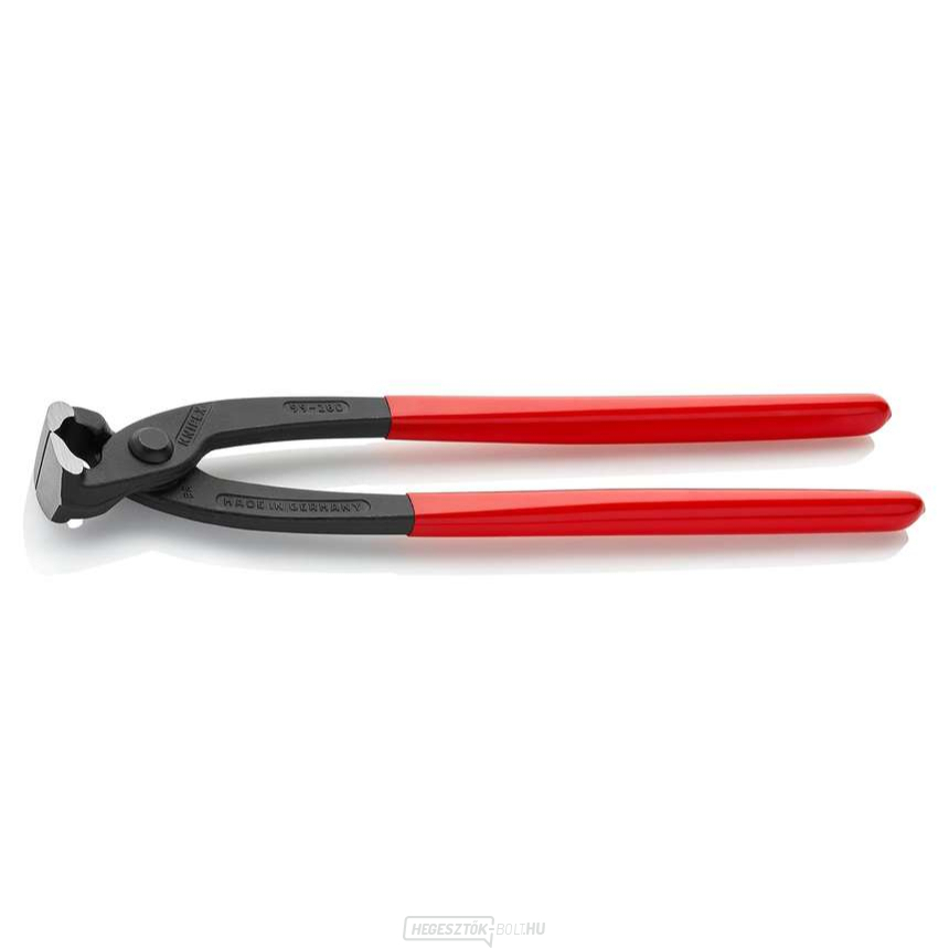 Erősítő fogó 280 mm, Knipex 99 01 280 - DIN ISO 9242 - csiszolt fej, műanyag hüvelyek