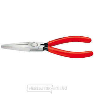 Langbeck 160 mm-es lapos fogó (meghosszabbított pofákkal) KNIPEX 30 11 160 - polírozott fej, műanyag hüvelyek gallery main image