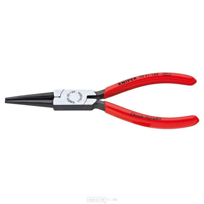 KNIPEX 30 31 160 Félkörfogó Langbeck 160 mm (meghosszabbított pofákkal) - polírozott fej, műanyag hüvelyek