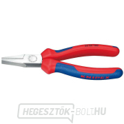 Lapos fogó 140 mm KNIPEX 20 02 140 - polírozott fej, többkomponensű hüvelyek gallery main image