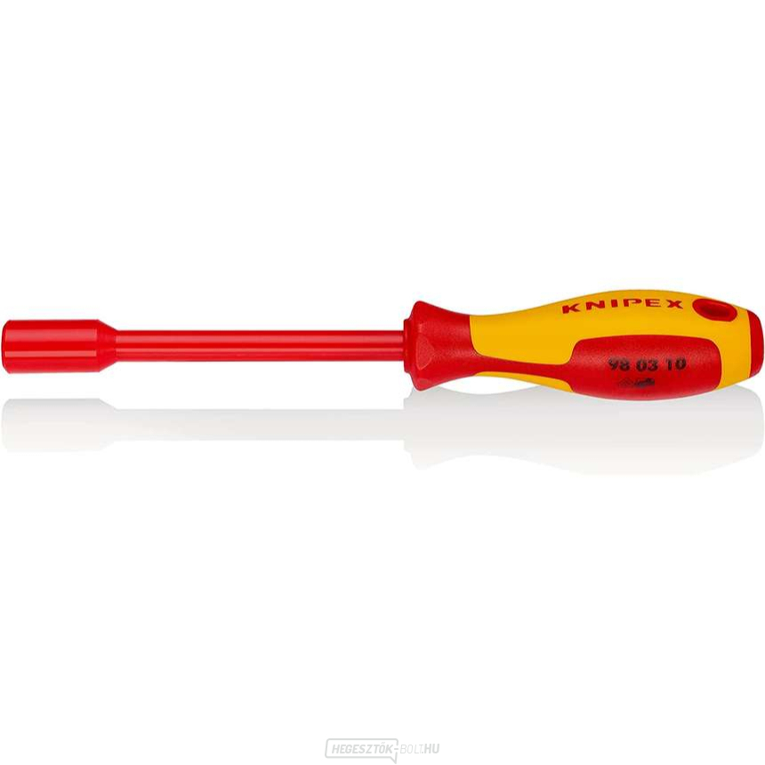 VDE csavarhúzó dugókulccsal 6 élekkel 10x125 mm Knipex 98 03 10