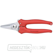 Kombinált olló 140 mm KNIPEX 95 05 140 - krómozott, többkomponensű hüvelyek Kombinált olló 140 mm KNIPEX 95 05 140 - krómozott, többkomponensű hüvelyek gallery main image