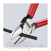 Oldalvágó fogó 140 mm KNIPEX 70 01 140 - polírozott fej, műanyag hüvelyek Előnézet 