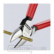 Oldalvágó fogó 140 mm KNIPEX 70 01 140 - polírozott fej, műanyag hüvelyek Előnézet 