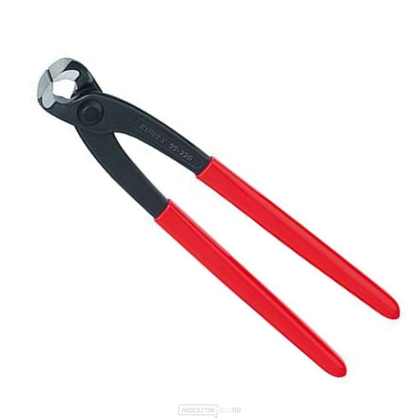 Megerősítő fogó 250 mm, Knipex 99 01 250 - DIN ISO 9242 - csiszolt fej, műanyag hüvelyek