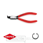 Körkörös fogó 130 mm, belső íves. Knipex 44 21 J01 - DIN 5256 D. Polírozott, műanyag bevonatú. gallery main image