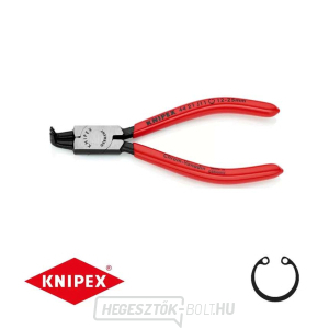 Körkörös fogó 130 mm, belső íves. Knipex - 44 21 J11 - DIN 5256 D. Polírozott, műanyag bevonatú. Körkörös fogó 130 mm, belső íves. Knipex - 44 21 J11 - DIN 5256 D. Polírozott, műanyag bevonatú. gallery main image