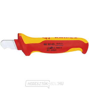 Szigetelt köpenyű kés 1000V VDE, Knipex 155 mm Szigetelt köpenyű kés 1000V VDE, Knipex 155 mm gallery main image