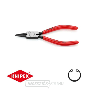 Körkörös fogó 140 mm, belső egyenes. Knipex - 44 11 J1 - DIN 5265 C. Polírozott, műanyag bevonattal. Körkörös fogó 140 mm, belső egyenes. Knipex - 44 11 J1 - DIN 5265 C. Polírozott, műanyag bevonattal. gallery main image