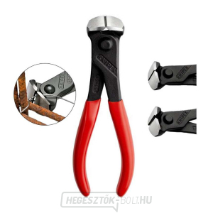 Vágófogó 160 mm KNIPEX 68 01 160 - csiszolt fej, műanyag hüvelyek Vágófogó 160 mm KNIPEX 68 01 160 - csiszolt fej, műanyag hüvelyek gallery main image