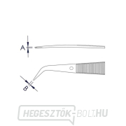 155 mm-es univerzális csipesz Knipex 92 34 37 hajlított hegyű csipesszel náhled