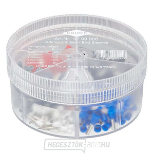 Doboz szigetelt véghüvelyekkel Knipex 97 99 906 (400 db) Doboz szigetelt véghüvelyekkel Knipex 97 99 906 (400 db) gallery main image