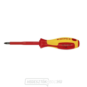 Pozidriv® keresztfejes csavarhúzó szigetelt 1 000 V VDE Knipex PZ2 Pozidriv® keresztfejes csavarhúzó szigetelt 1 000 V VDE Knipex PZ2 gallery main image