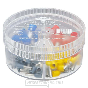 Doboz szigetelt véghüvelyekkel Knipex 97 99 907 (100 db) Doboz szigetelt véghüvelyekkel Knipex 97 99 907 (100 db) gallery main image