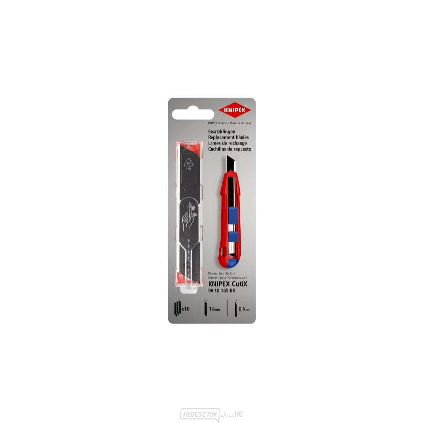Cserepengék Knipex 90 10 10 165 BK-hoz (10 db)