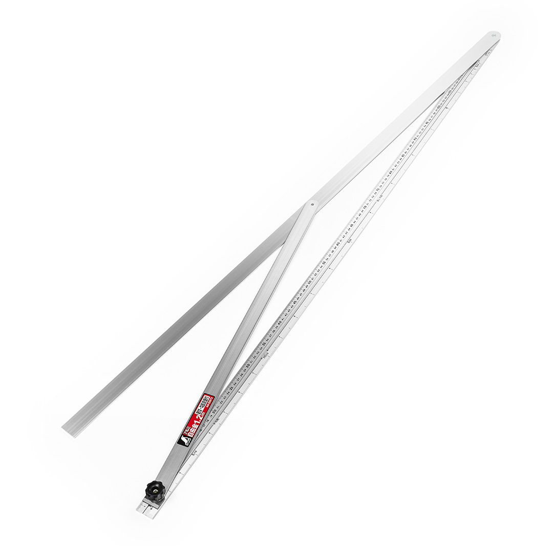 Japán asztalos szögmérő vonalzó SHINWA metrikus skálával - 1200 mm