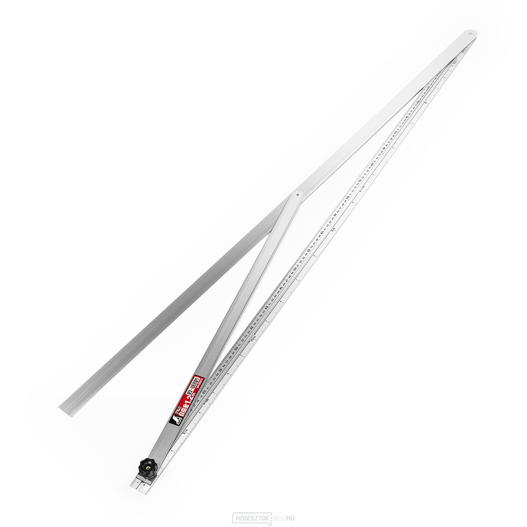 Japán asztalos szögmérő vonalzó SHINWA metrikus skálával - 1200 mm
