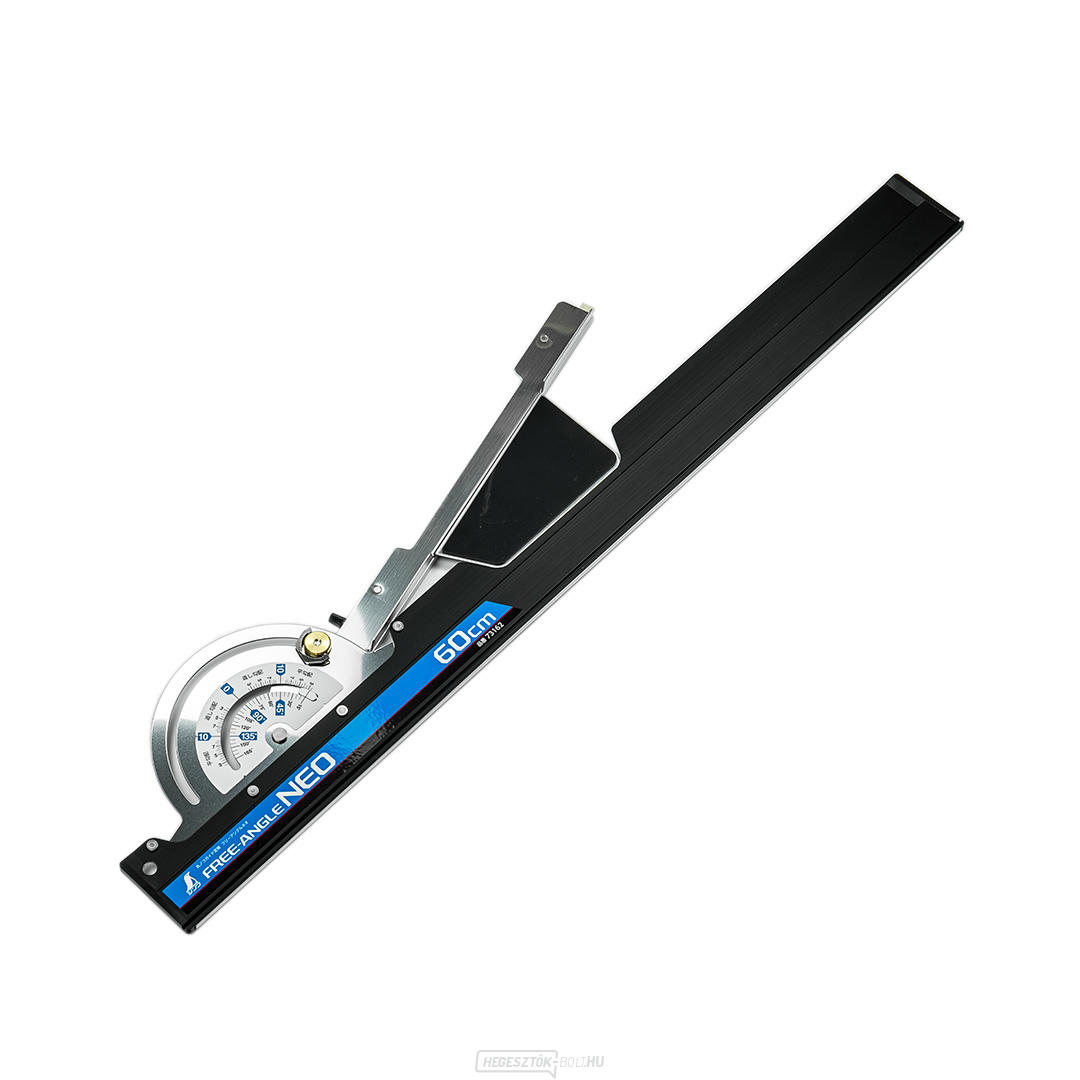 Japán vezetőléc és szögmérő SHINWA Free-angle NEO 600 mm körfűrészekhez