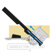 Japán vezetőléc és szögmérő SHINWA Free-angle NEO 600 mm körfűrészekhez Előnézet 