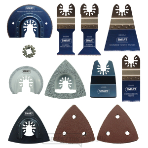 SMART TRADE tartozékkészlet oszcilláló többfunkciós szerszámokhoz - 20 db SMART TRADE tartozékkészlet oszcilláló többfunkciós szerszámokhoz - 20 db gallery main image