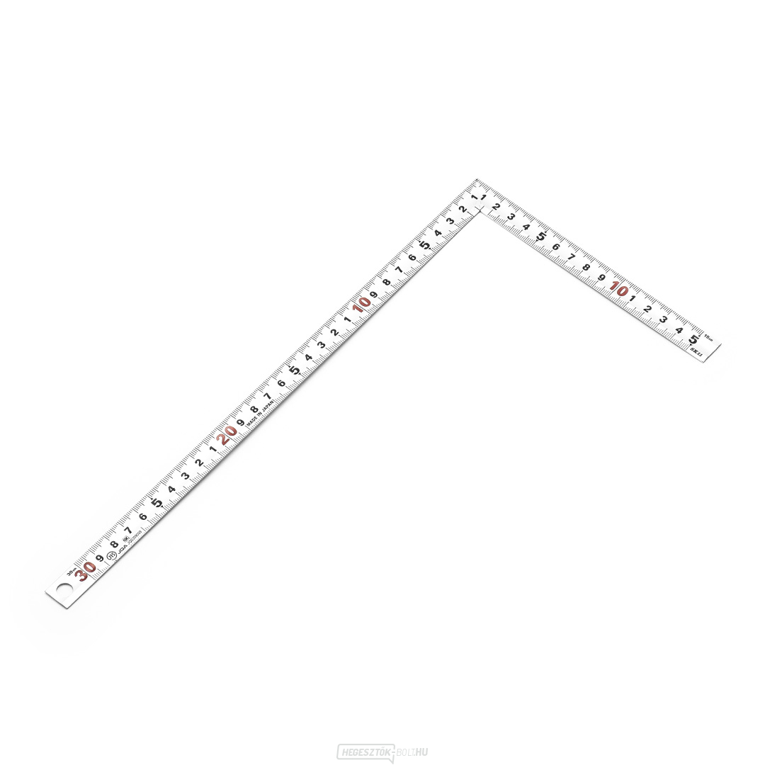 SK11 rozsdamentes acél sarok köszörült középponttal - 300 mm